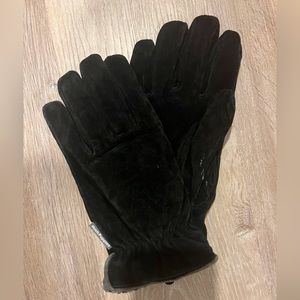 Hush Puppies Womens/Mens Medium Suede Gloves